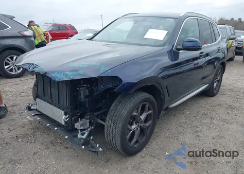 2023 BMW X3 xDrive30I z USA, uszkodzony, nr VIN 5UX53DP0XP9T01583